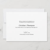 Graduate Then and Now High School Grad Foto Ankündigung (Rückseite)