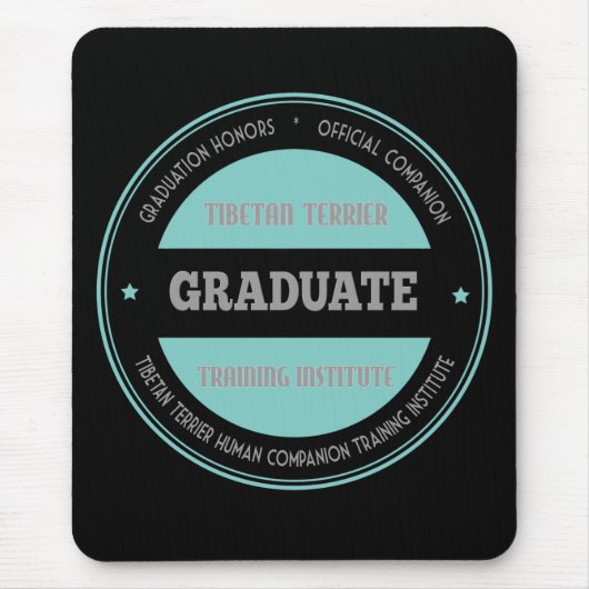 Graduate TTTraining Institute Tiffany Blue Mousepad (Vorne)