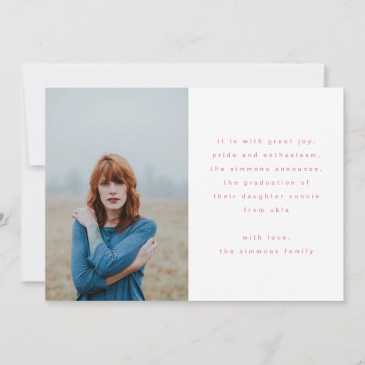 Graduate Two Foto von Creative Script Designer Ankündigung (Rückseite)