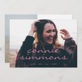 Graduate Two Foto von Creative Script Designer Ankündigung (Vorne/Hinten)