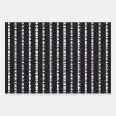 Graduate Typografie Script Geometric Geschenkpapier Set (Vorderseite 3)