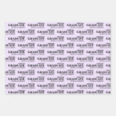 Graduate Typografie Script Geometric Geschenkpapier Set (Vorderseite)