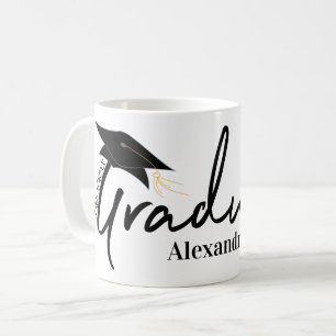 Graduate Typography & Your Name Class of Tasse