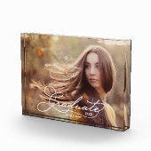 Graduate White Script Fotoblock (Rechts)