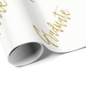 Graduate Wrapping Paper für Abschluss Geschenkpapier (Rolleneckpunkt)