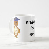 Graduate You Rock Kaffeetasse (Vorderseite Links)