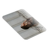 Graduate & Your Foto - Black Print Magnet v2 (Rechte Seite)