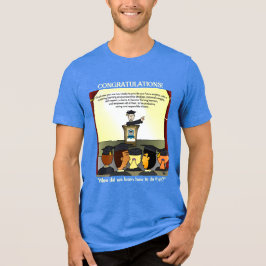 Graduates Blue Tri-Blend Shirt