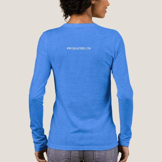 Graduates Blue Tri-Blend Shirt (Rückseite)