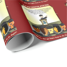 Graduates Flat Card Geschenkpapier