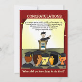 Graduates Flat Card Karte (Vorderseite)