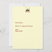 Graduates Flat Card Karte (Rückseite)