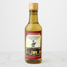 Graduates Flat Card Weinetikett