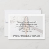 Graduate's New Address Abschluss Liebe & Danke (Rückseite)