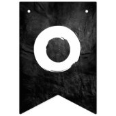 Graduation 2026 Black Leather and Diplomas Wimpelkette (Dritte Fahne)