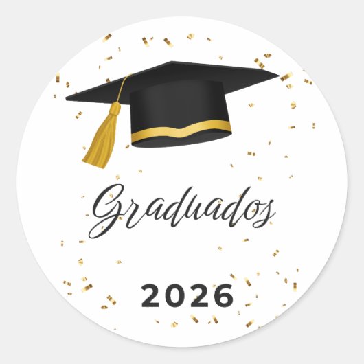 Graduation 2026 Cap Sticker (Vorderseite)