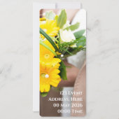 Graduation 2026 Custom Text Sunflower Announcement Einladung (Rückseite)
