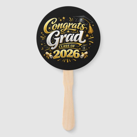 Graduation 2026 fächer (Vorderseite)