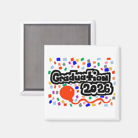 Graduation 2026  magnet (Vorderseite/Rückseite)
