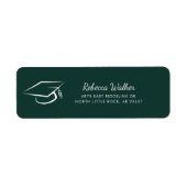 Graduation 2026 Script Green Return Address (Vorne)