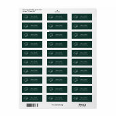 Graduation 2026 Script Green Return Address (Vorne)