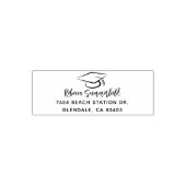 Graduation 2026 Script Return Address Permastempel (Design)