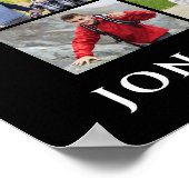 Graduation 23 Photo Collage Congrats Grad Poster (Ecke)