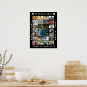 Graduation 23 Photo Collage Congrats Grad Poster (Küche)