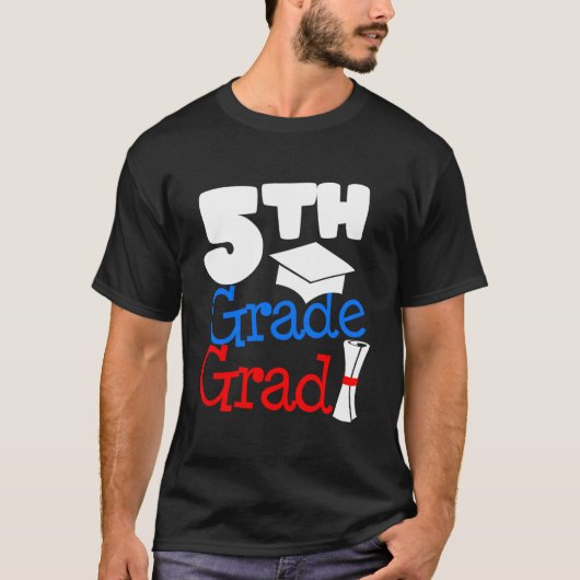 Graduation 5Th Grade Fifth Grader T-Shirt (Vorderseite)