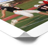 Graduation 64 Photo Memory Party Sign Poster (Ecke)