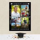 Graduation 8 Photo Collage Congrats Grad Poster