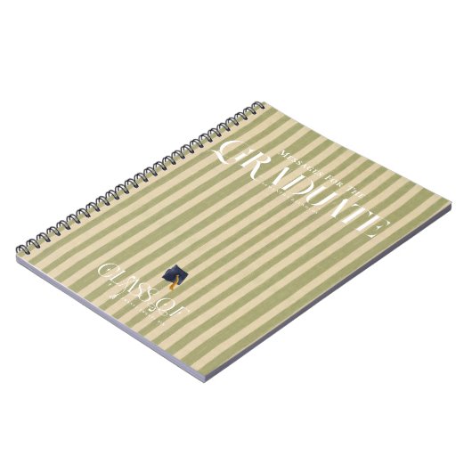 Graduation Advice & Message Notebook Notizblock (Linke Seite)