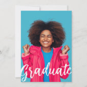 Graduation Annoucement Photo Flat Card (Vorderseite)