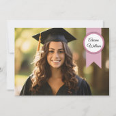 Graduation Announcement Card Template Ankündigung (Vorderseite)