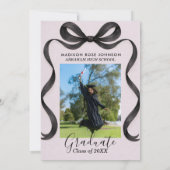 Graduation announcement class of 2026 einladung (Rückseite)