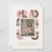 Graduation announcement class of 2026 modern ankündigung (Vorderseite)