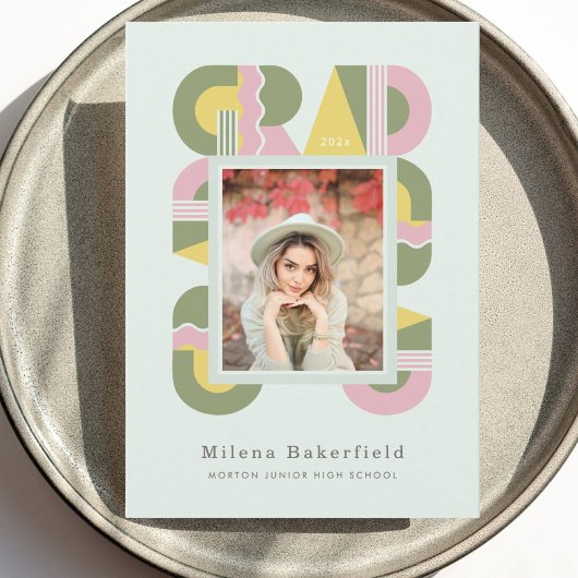 Graduation announcement class of 2026 modern ankündigung