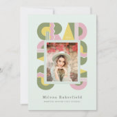 Graduation announcement class of 2026 modern ankündigung (Vorderseite)