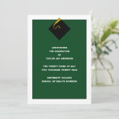 Graduation Announcement  Einladung (Stehend Vorderseite)