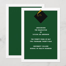 Graduation Announcement  Einladung