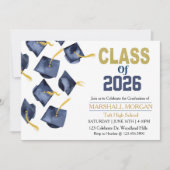 Graduation Announcement | Grad Party Einladung (Vorderseite)