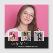 Graduation Announcement Magnet | Photo Keepsake  (Vorderseite)