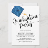 Graduation Announcement | Minimal Senior Portrait  Einladung (Vorderseite)