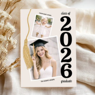 Graduation Announcement, Modern Photo Graduation Einladung