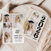 Graduation Announcement, Modern Photo Graduation Einladung