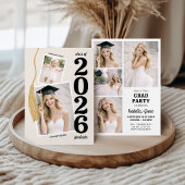 Graduation Announcement, Modern Photo Graduation Einladung
