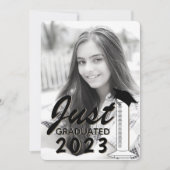 Graduation Announcement Science Graduated Cylinder (Vorderseite)