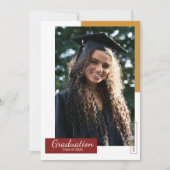 Graduation Announcement Template Ankündigung (Vorderseite)