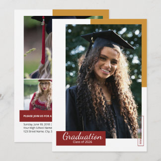 Graduation Announcement Template Ankündigung