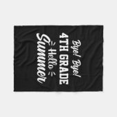 Graduation Art | 4th Grade Hello Summer Fleecedecke (Vorderseite (Horizontal))